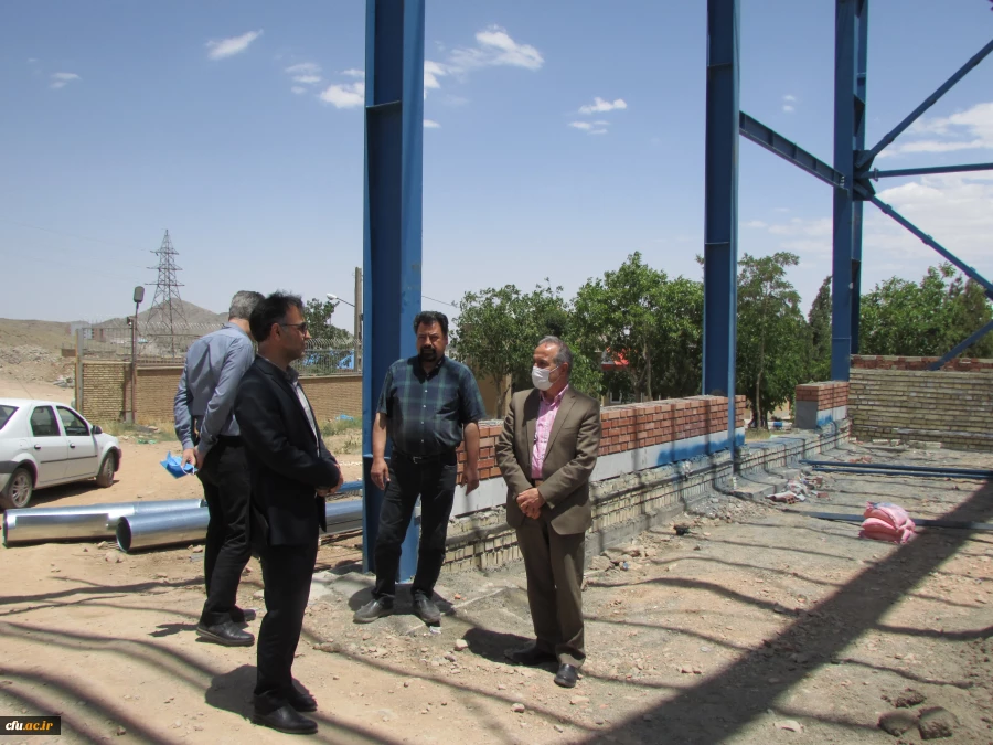 بازدید میدانی مدیر کل نوسازی، توسعه و تجهیز مدارس استان از پروژه های در حال احداث دانشگاه فرهنگیان استان
 2