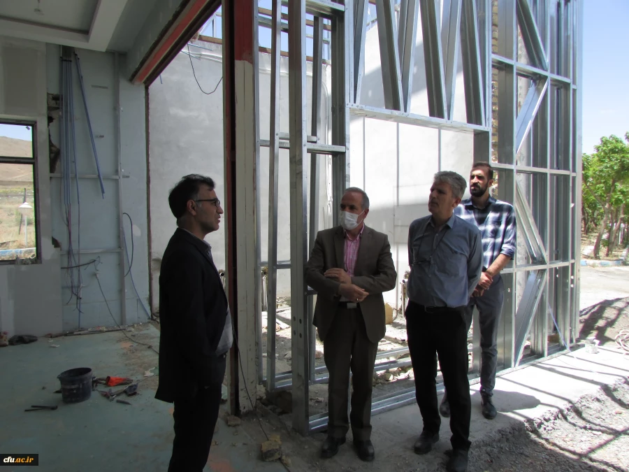 بازدید میدانی مدیر کل نوسازی، توسعه و تجهیز مدارس استان از پروژه های در حال احداث دانشگاه فرهنگیان استان
 5