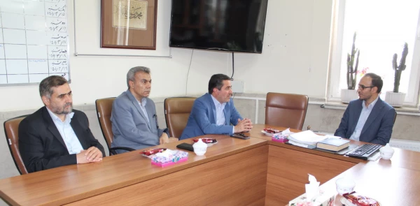 دیدار هیات رئیسه دانشگاه فرهنگیان قزوین با مدیر کل نوسازی مدارس استان 2