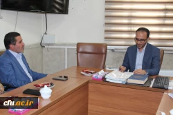 دیدار هیات رئیسه دانشگاه فرهنگیان قزوین با مدیر کل نوسازی مدارس استان 3