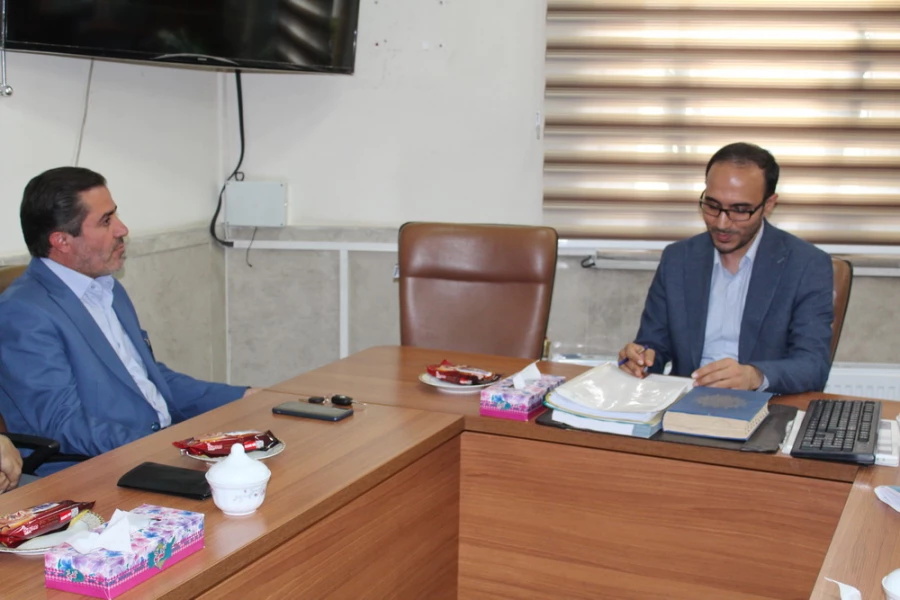 دیدار هیات رئیسه دانشگاه فرهنگیان قزوین با مدیر کل نوسازی مدارس استان 3