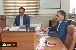 دیدار هیات رئیسه دانشگاه فرهنگیان قزوین با مدیر کل نوسازی مدارس استان 4