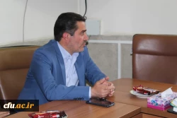 دیدار هیات رئیسه دانشگاه فرهنگیان قزوین با مدیر کل نوسازی مدارس استان 6
