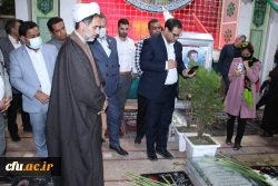 ادای احترام رئیس دانشگاه فرهنگیان کشور به سردار شهید 