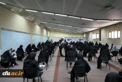 بازدید سرزده سرپرست دانشگاه فرهنگیان در اولین روز برگزاری امتحانات - پردیس نسیبه تهران 2