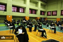 بازدید سرزده سرپرست دانشگاه فرهنگیان در اولین روز برگزاری امتحانات - پردیس نسیبه تهران 14