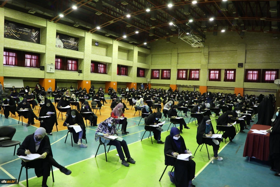بازدید سرزده سرپرست دانشگاه فرهنگیان در اولین روز برگزاری امتحانات - پردیس نسیبه تهران 2