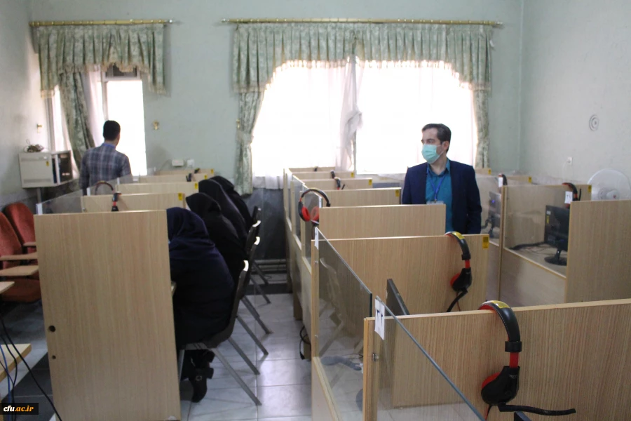 برگزاری آزمون حضوری الکترونیکی  آزمون اصلح مهارت آموزان در پردیس شهید رجایی سمنان  2