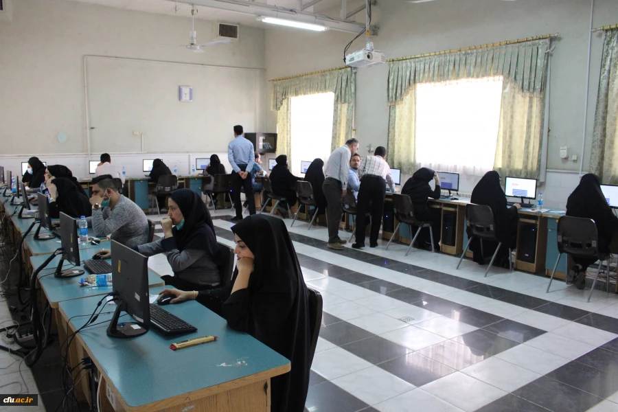 برگزاری آزمون حضوری الکترونیکی  آزمون اصلح مهارت آموزان در پردیس شهید رجایی سمنان  5