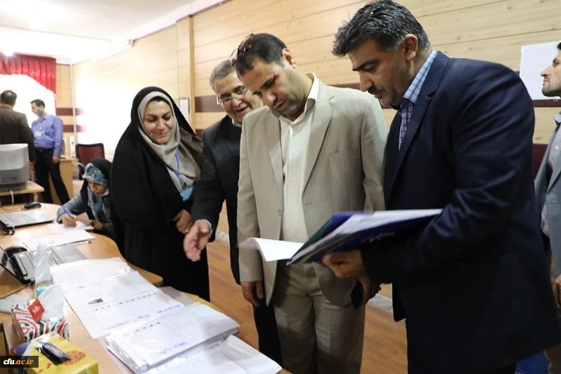 بازدید سرزده سرپرست دانشگاه فرهنگیان و معاون تربیت بدنی وزیر آموزش و پرورش از حوزه برگزار کننده آزمون جامع مهارت آموزان _ پردیس شهید چمران تهران 2