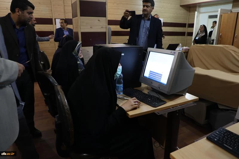 بازدید سرزده سرپرست دانشگاه فرهنگیان و معاون تربیت بدنی وزیر آموزش و پرورش از حوزه برگزار کننده آزمون جامع مهارت آموزان _ پردیس شهید چمران تهران 6