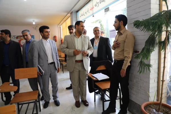 بازدید سرزده سرپرست دانشگاه فرهنگیان و معاون تربیت بدنی وزیر آموزش و پرورش از  پردیس شهید چمران تهران 6