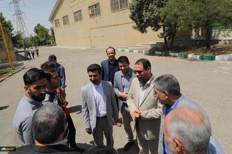 بازدید سرزده سرپرست دانشگاه فرهنگیان و معاون تربیت بدنی وزیر آموزش و پرورش از  پردیس شهید چمران تهران 10