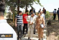 بازدید سرزده سرپرست دانشگاه فرهنگیان و معاون تربیت بدنی وزیر آموزش و پرورش از  پردیس شهید چمران تهران 14