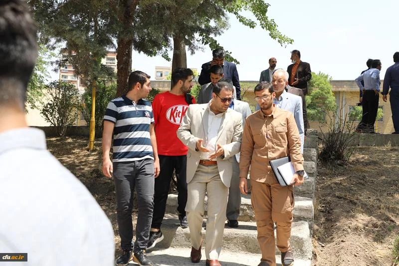 بازدید سرزده سرپرست دانشگاه فرهنگیان و معاون تربیت بدنی وزیر آموزش و پرورش از  پردیس شهید چمران تهران 14