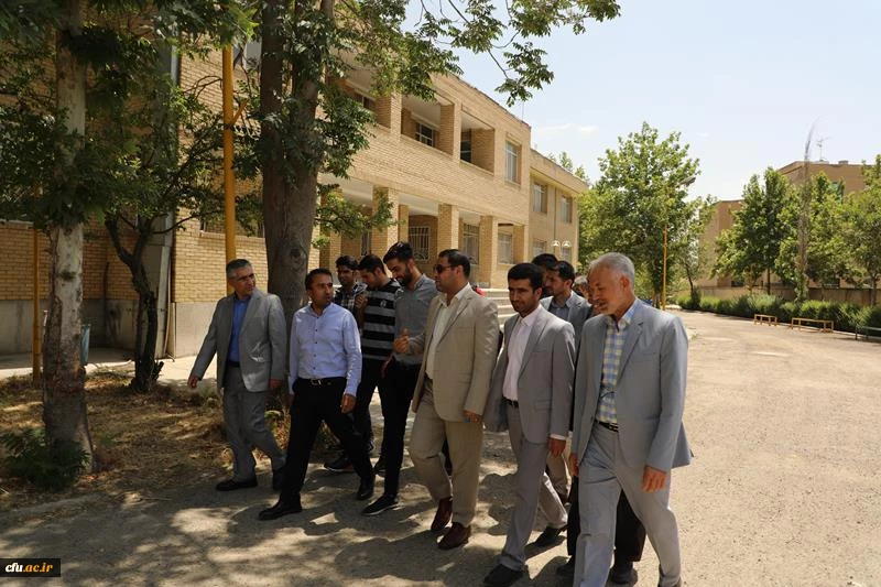 بازدید سرزده سرپرست دانشگاه فرهنگیان و معاون تربیت بدنی وزیر آموزش و پرورش از  پردیس شهید چمران تهران 16