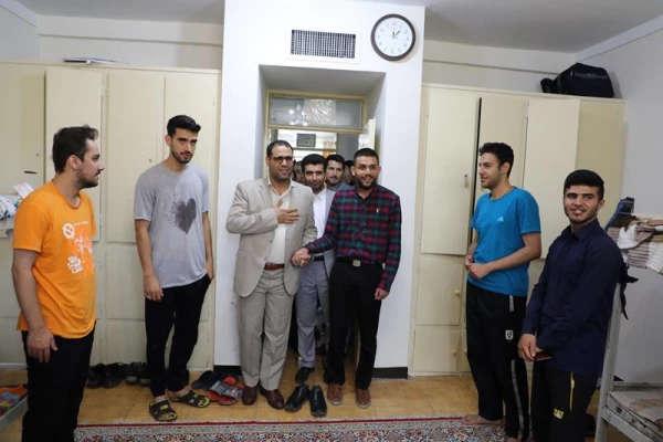 بازدید سرزده سرپرست دانشگاه فرهنگیان و معاون تربیت بدنی وزیر آموزش و پرورش از  پردیس شهید چمران تهران 19