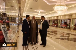 دیدار مسئول نهاد رهبری و معاون فرهنگی دانشگاه فرهنگیان با نماینده آیت الله سیستانی در قم باهدف حمایت از برنامه های اربعین 4