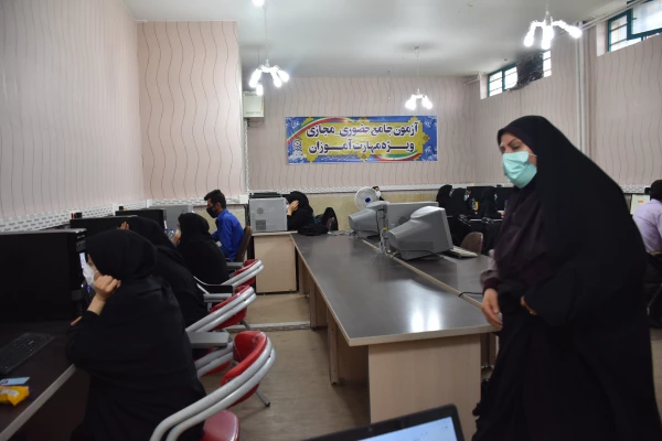 آزمون جامع نیروهای مشمول قانون تعیین تکلیف دانشگاه فرهنگیان برگزار شد 6