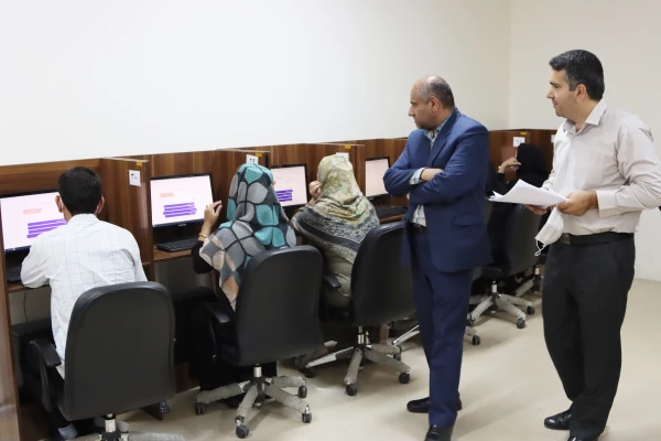 برگزاری آزمون جامع حضوری، الکترونیکی مهارت آموزان در پردیس های استان گلستان 12