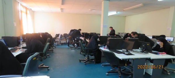 آزمون متمرکز حضوری- الکترونیکی نیروهای مشمول قانون تعیین تکلیف وزارت آموزش و پرورش در دانشگاه فرهنگیان اردبیل