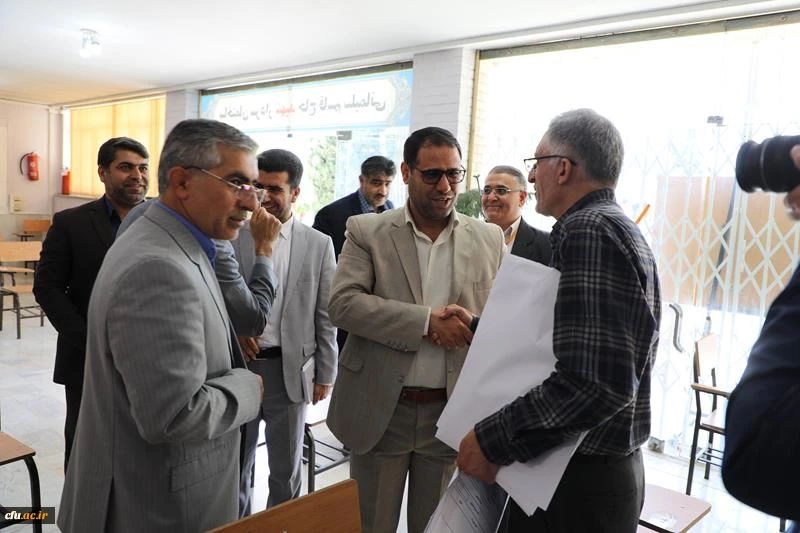 بازدید سرزده سرپرست دانشگاه فرهنگیان و معاون تربیت بدنی وزیر آموزش و پرورش از پردیس شهید چمران تهران
 4