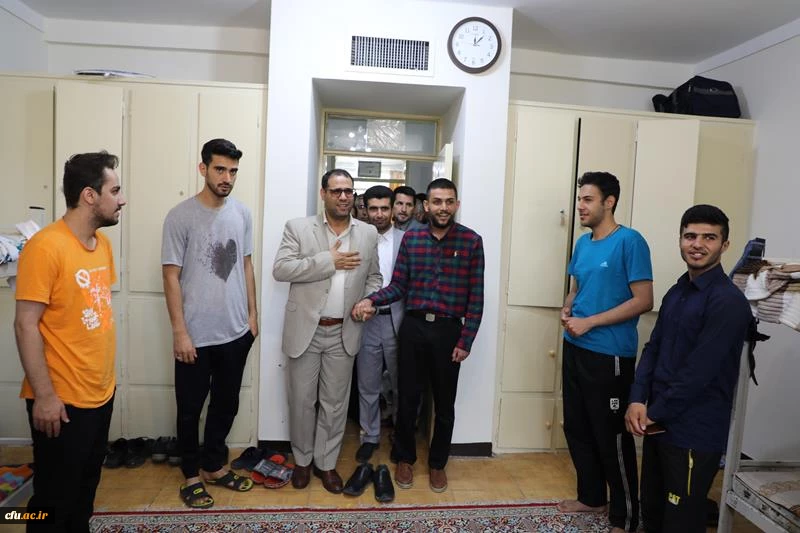 بازدید سرزده سرپرست دانشگاه فرهنگیان و معاون تربیت بدنی وزیر آموزش و پرورش از پردیس شهید چمران تهران
 12