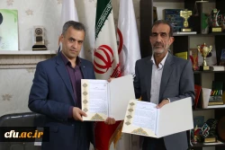 انعقاد تفاهم نامه همکاری بین دانشگاه فرهنگیان یزد و هیات ورزش های همگانی استان
 2