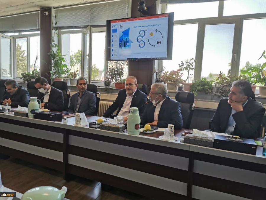 دهمین نشست شورای نظارت، ارزیابی و تضمین کیفیت دانشگاه فرهنگیان برگزار شد. 2