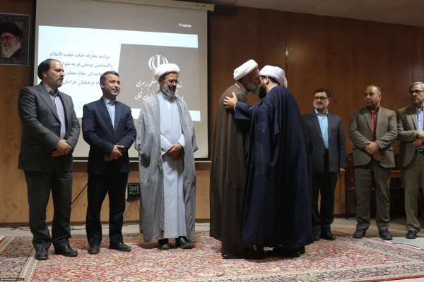 مراسم تودیع و معارفه مسئول دفتر نهاد مقام معظم رهبری در دانشگاه فرهنگیان استان خراسان شمالی  8