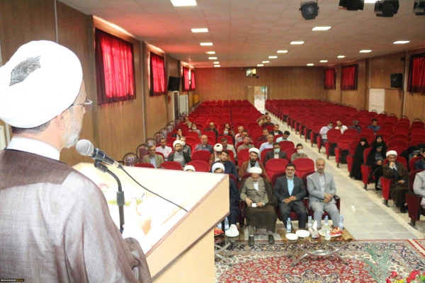 مراسم تودیع و معارفه مسئول دفتر نهاد مقام معظم رهبری در دانشگاه فرهنگیان استان خراسان شمالی  5