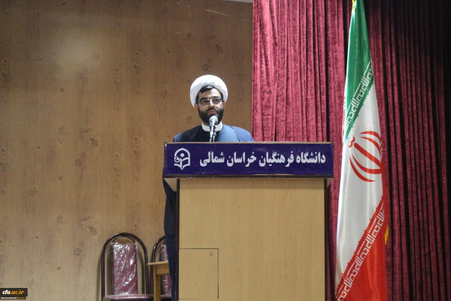 مراسم تودیع و معارفه مسئول دفتر نهاد مقام معظم رهبری در دانشگاه فرهنگیان استان خراسان شمالی  11