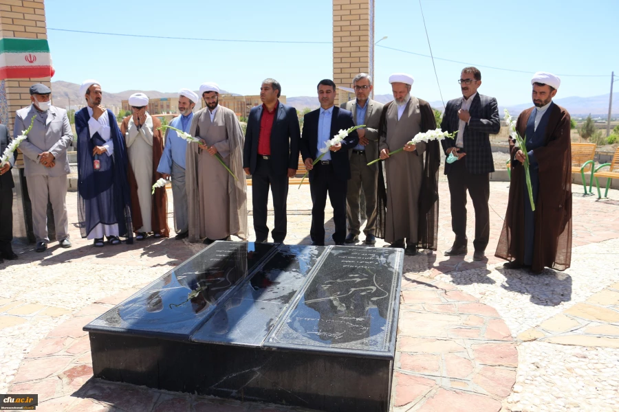 مراسم تودیع و معارفه مسئول دفتر نهاد مقام معظم رهبری در دانشگاه فرهنگیان استان خراسان شمالی  12