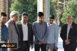 تجدید میثاق دانشجومعلمان شرکت کننده در جشنواره رویش با آرمان های شهدا 2