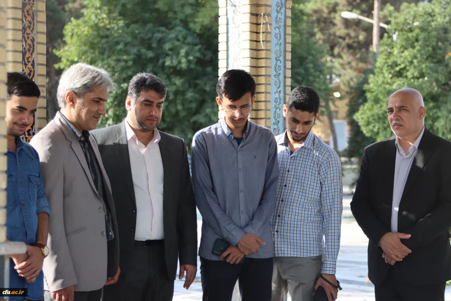 تجدید میثاق دانشجومعلمان شرکت کننده در جشنواره رویش با آرمان های شهدا 2