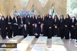 تجدید میثاق دانشجومعلمان شرکت کننده در جشنواره رویش با آرمان های شهدا 5