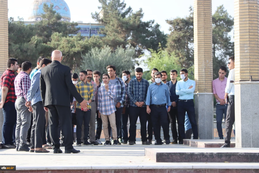 تجدید میثاق دانشجومعلمان شرکت کننده در جشنواره رویش با آرمان های شهدا 9