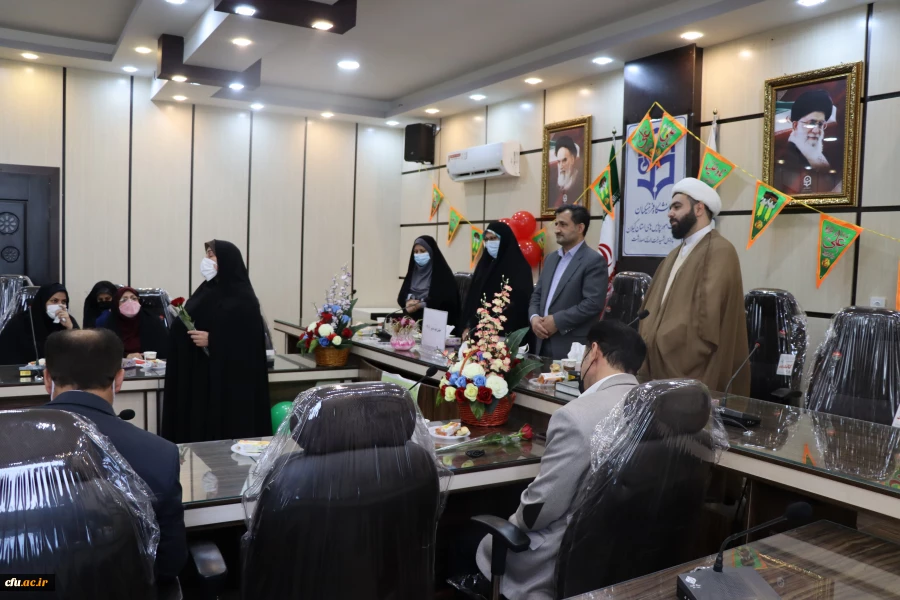 برگزاری آیین گرامیداشت عید غدیرخم وتجلیل از سادات شاغل دانشگاه فرهنگیان گیلان 2