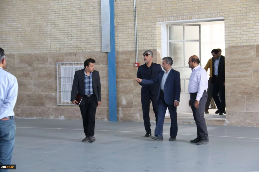 بازدید مسؤولان سازمان مرکزی دانشگاه فرهنگیان از پروژه های عمرانی
 2