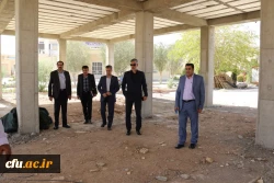 بازدید مسؤولان سازمان مرکزی دانشگاه فرهنگیان از پروژه های عمرانی
 3