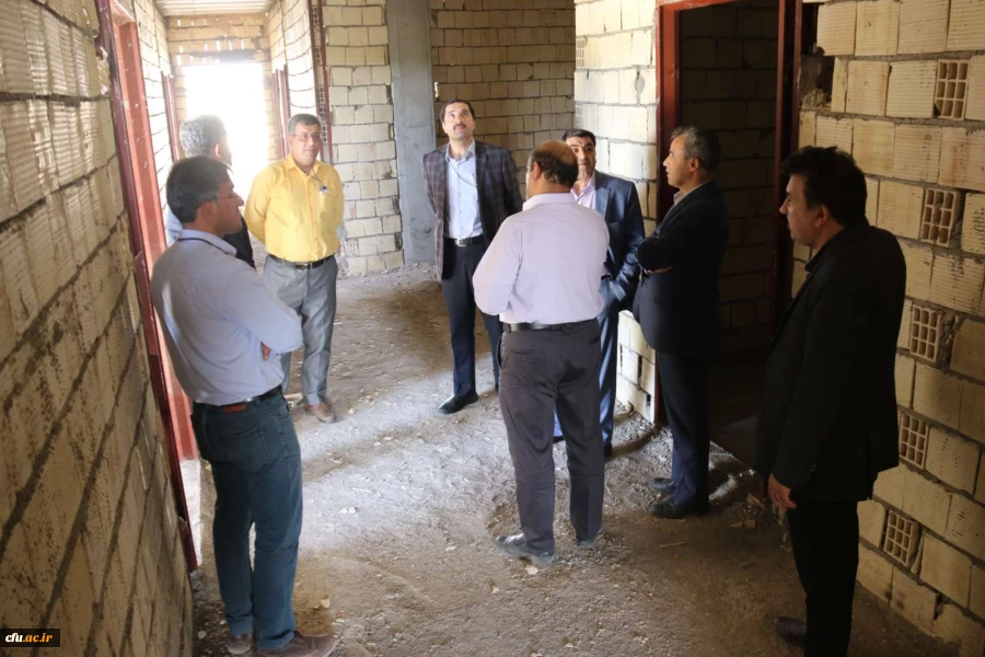 بازدید مسؤولان سازمان مرکزی دانشگاه فرهنگیان از پروژه های عمرانی
 4