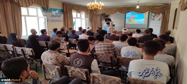 آیین افتتاحیه طرح جهادی عهد خدمت دانشجو معلمان دانشگاه فرهنگیان اردبیل