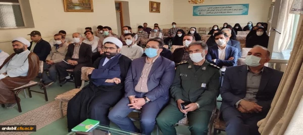 آیین افتتاحیه طرح جهادی عهد خدمت دانشجو معلمان دانشگاه فرهنگیان اردبیل