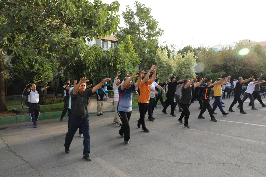 همایش پیاده روی و ورزش صبحگاهی در سازمان مرکزی دانشگاه فرهنگیان 5