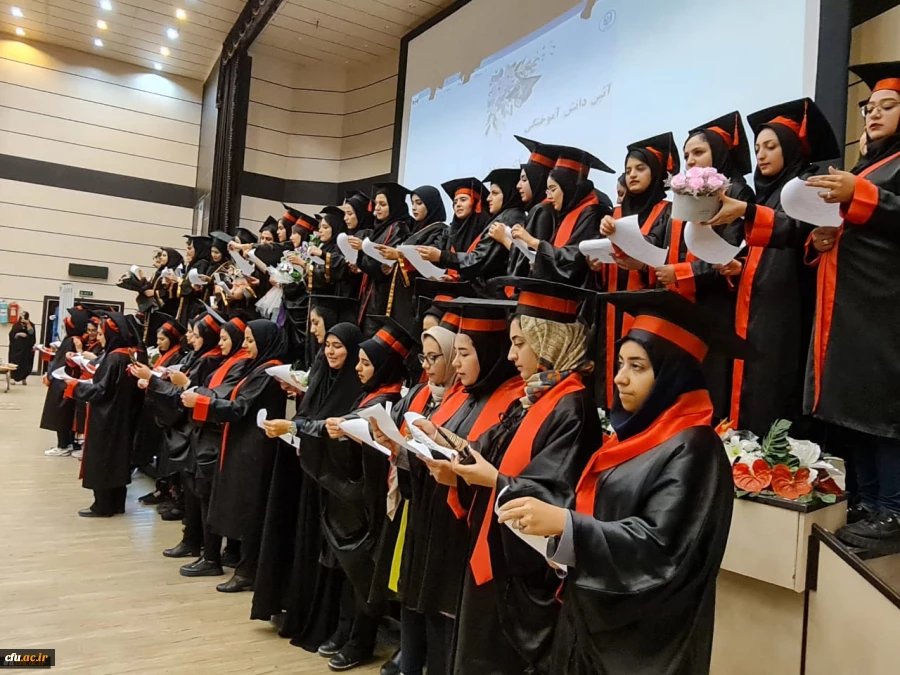 جشن دانش آموختگی دانشجومعلمان ورودی 1397 پردیس فاطمه الزهرا(س) تبریز 4