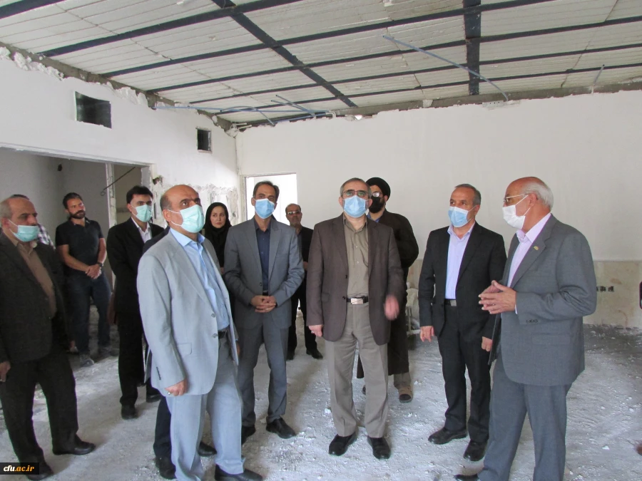 بازدید استاندار از پردیس های دانشگاه فرهنگیان استان 6