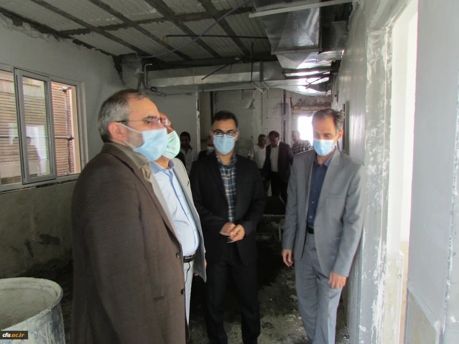 بازدید استاندار از پردیس های دانشگاه فرهنگیان استان 7