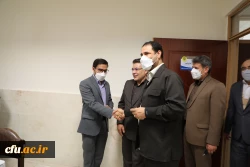 بازدید دکتر صحرایی از روند مصاحبه با سرپرستان شبانه روزی دانشگاه فرهنگیان در پردیس نسیبه 2