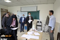 بازدید دکتر صحرایی از روند مصاحبه با سرپرستان شبانه روزی دانشگاه فرهنگیان در پردیس نسیبه 3