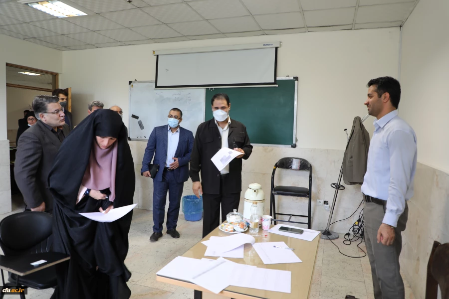 بازدید دکتر صحرایی از روند مصاحبه با سرپرستان شبانه روزی دانشگاه فرهنگیان در پردیس نسیبه 3